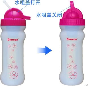 康米爾PB01應急濾水壺水咀蓋開和關的狀態