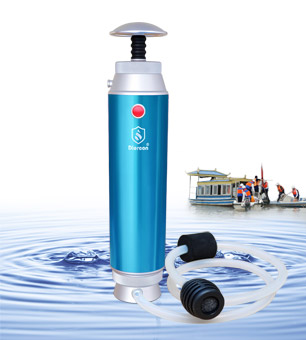 應急用便攜式微型凈水器 KP02-05 炫光藍